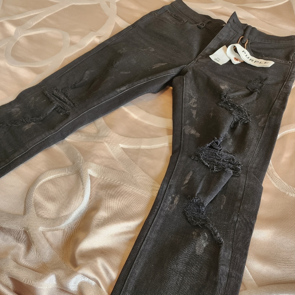 Men's Designer Jeans - Purple Brand